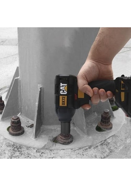 Menashop Metrashop DX72B 18VOLT 350NM Kömürsüz Profesyonel Şarjlı Somun Sıkma (Akü Dahil Değildir)