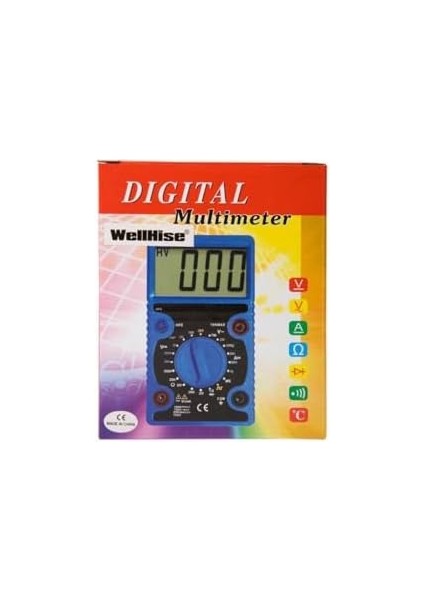 Menashop Metrashop DT-700D Geniş Ekran Multimetre Ölçü Aleti Avometre