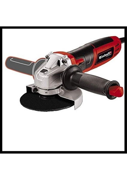 Menashop Metrashop Avuç Taşlama Makinesi Tc-Ag 125/1 (800 W, Mil Kilitleme, Metal Dişli Kafası, Yeniden Çalışma Koruması, Kesme Diski Ø 125 Mm, Kesme Diski Dahil Değildir)
