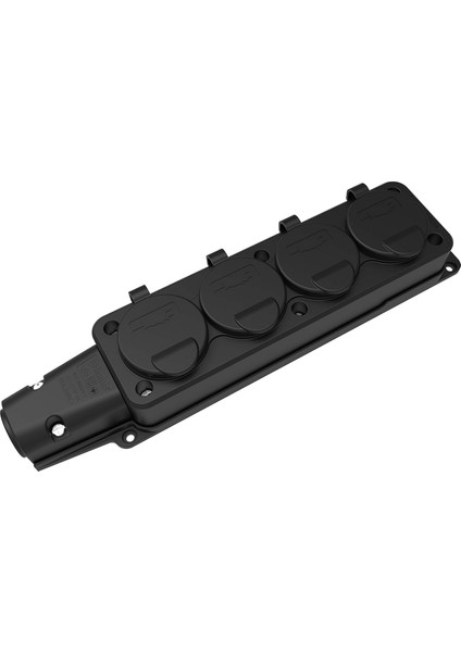 Menashop Metrashop Kauçuk Monofaze 4lü Grup Priz 1X16A 220V