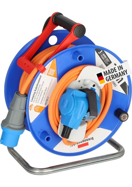 Menashop Camping Serisi 23+2 Cee Soeti 230 Çevirici Özellikli Makaralı Kablo
