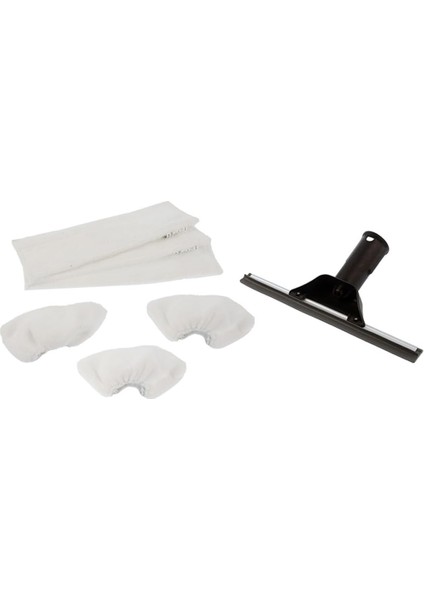 Menashop Metrashop Karcher Sc Serisi Için Cam Silme Aparatı ve Mikrofiber Bez Seti 3'lü, Sc1 Sc2 Sc3 Sc Sc5 Modeller ile Uyumlu Cam Silme Aparatı ve 3'lü Mikrofiber Bez Seti