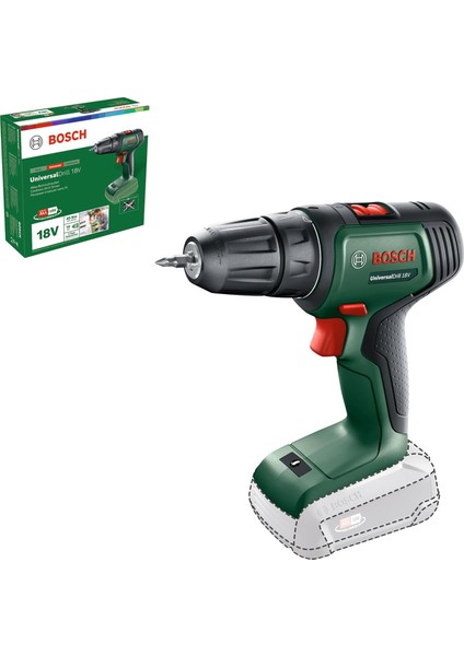 Menashop Metrashop Home And Garden Akülü Matkap Vidalama Universaldrill 18 (Akü ve Şarj Cihazı Dahil Değildir, 18 Volt Akü Sistemi, Karton Kutuda)