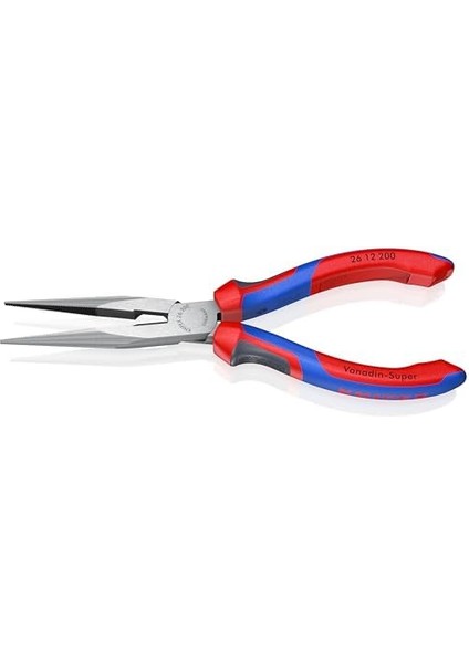 Menashop Metrashop Iğne Burunlu Pense, Keskin Uçlu (Leylek Gagalı Pense) Siyah Atramentize Edilmiş, Çok Bileşenli Saplı 200 mm 26 12 200 fiyatları