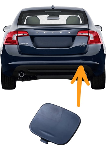 Volvo S60 V60 2011-2018 Arka Çeki Demir Kapağı - 39802591 | Volvo Yedek Parça
