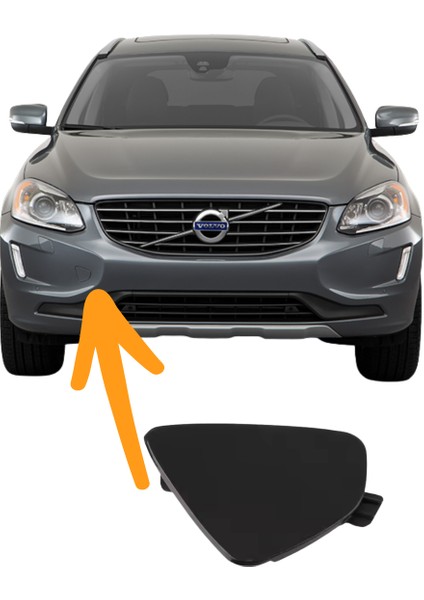 Volvo XC60 2014-2017 Çeki Demir Kapağı Ön Tampon - 39821562 | Volvo Yedek Parça fiyatları