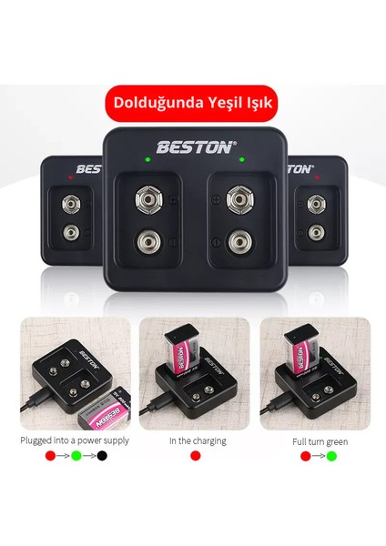 M7005 9V USB Pil Şarj Cihazı fırsatları