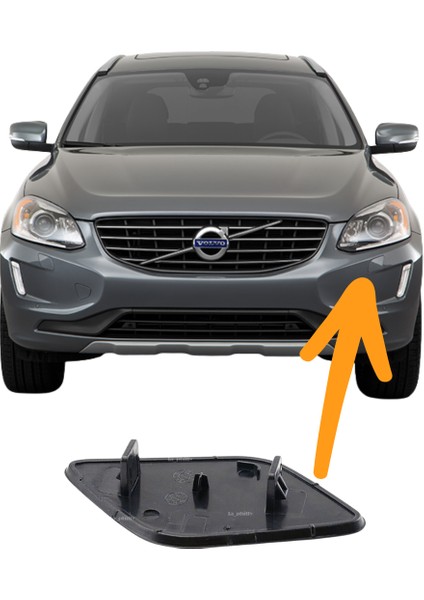 Volvo XC60 2014-2017 Sol Far Yıkama Kapağı - 39821577 | Volvo Yedek Parça fiyatları