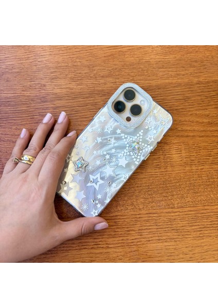Epastellar Yıldız Desenli Parlak Telefon Kılıfı Iphone 14 Pro Max