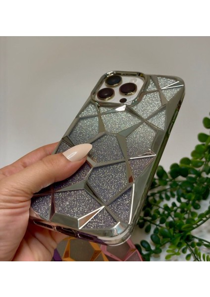 Epamira Pırlanta Parlaklıkta Iphone 14 Pro Max Telefon Kılıfı Gümüş fiyatları