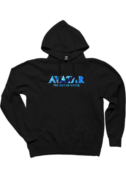 Avatar The Way Of Water Movie Siyah Kapşonlu Sweatshirt Hoodie