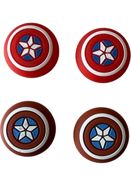 Desenli Ps4 Ps5 Xbox Analog Koruyucu 4lü Paket