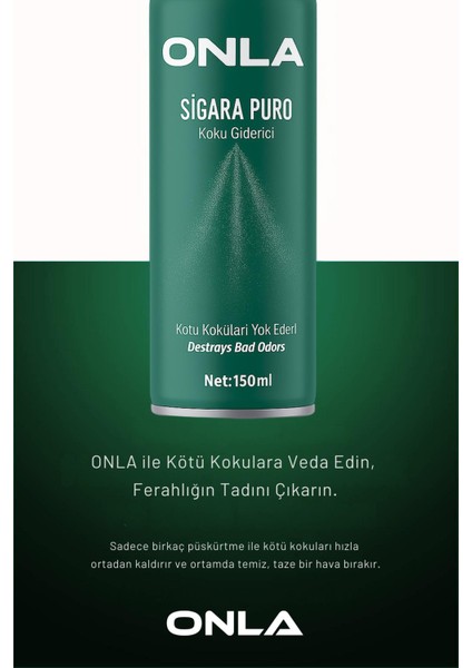 Sigara Puro Kötü Koku Giderici Sprey 150ML