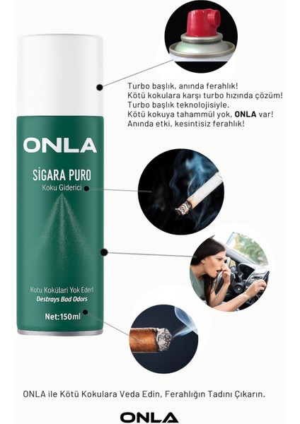 Sigara Puro Kötü Koku Giderici Sprey 150ML