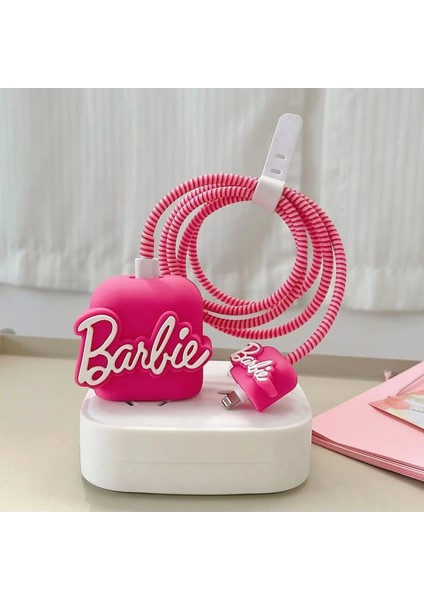 Iphone 18W/20W Uyumlu Barbie Şarj Kılıfı, Şarj Kablosu Örme Aparatı, Toparlayıcı fiyatları