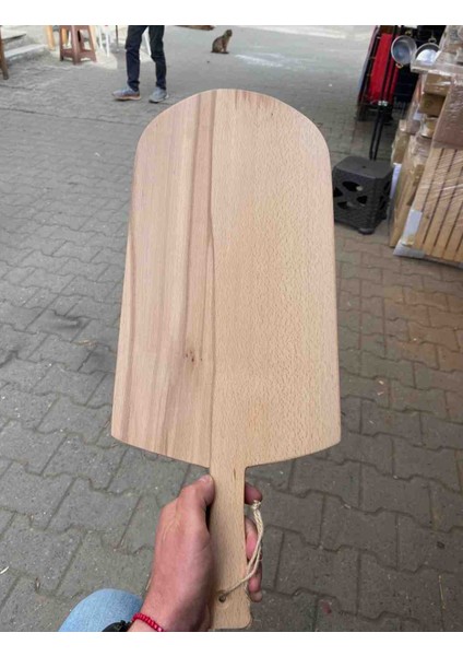 Ahşap Lahmacun Pide ,pizza, Hamur Küreği 60X25 cm