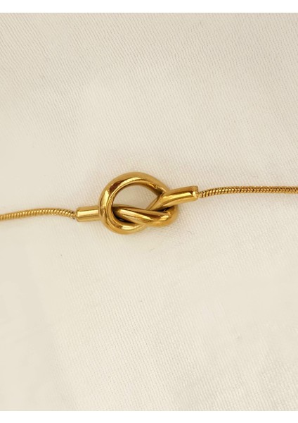 Düğüm Model Gold Renk Bileklik fiyatları