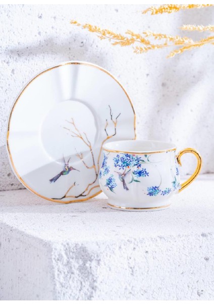 YKG-05986 Rıona 6 Lı Kahve Fincan Takımı