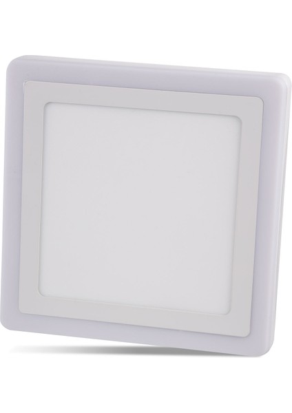 YL15 1800 R Sıva Üstü Kare 18+6W Fonksiyonlu LED Spot 6500K Beyaz+Mavi