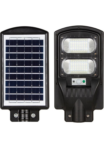 Horoz 100W Solar Sokak Armatürü Beyaz Işık Kumandalı Güneş Enerjili Armatür Bahçe Lambası