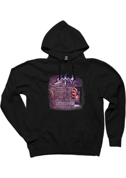 Sodom Better Off Dead Siyah Kapşonlu Sweatshirt Hoodie