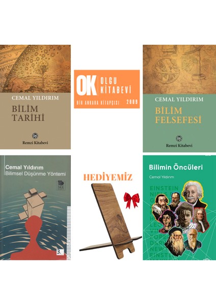 Bilim Felsefesi - Bilim Tarihi - Bilimsel Düşünme Yöntemi - Bilimin Öncüleri / 4 Kitap Set - Cemal Yıldırım