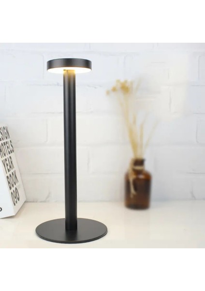 Dokunmatik Şarjlı Dekoratif Halter LED Masa Lambası