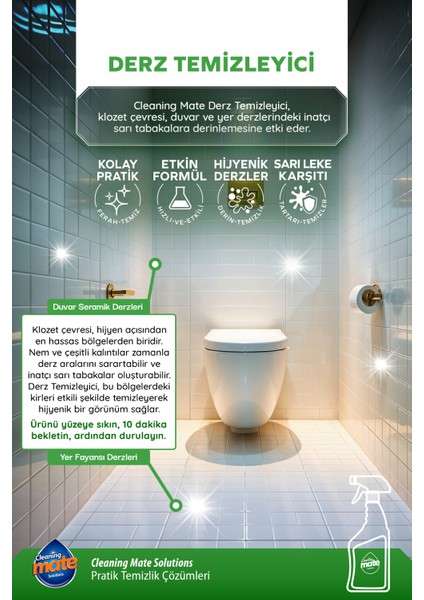 Cleaning Mate Ultra Güçlü Derz Temizleyici fırsatları