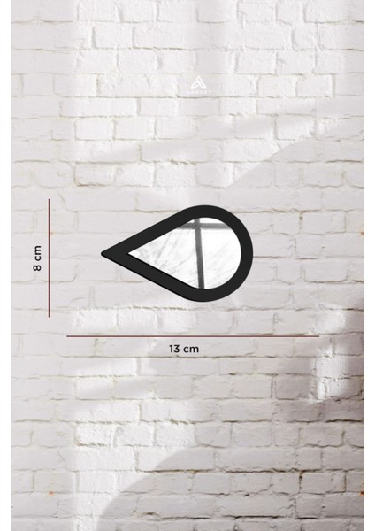 Su Damlası Dekoratif Ayna Seti Ahşap 12 Adet Pleksi Ayna indirimleri