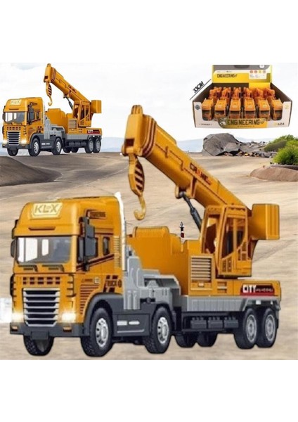 Oyuncak Tır Sürtmeli Işıklı Müzikli 1:24 Vinç Tır 88301 modelleri