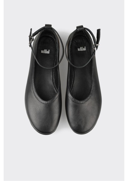 Siyah Deri Kadın Günlük Ayakkabı fırsatları