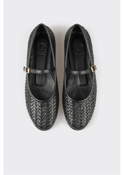 Siyah Deri Kadın Günlük Ayakkabı fırsatları