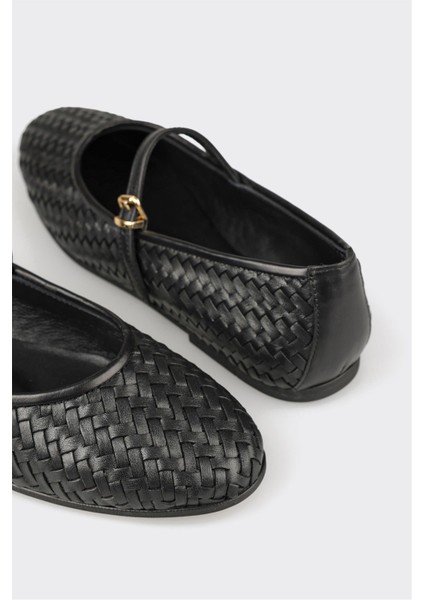 Siyah Deri Kadın Günlük Ayakkabı indirimleri