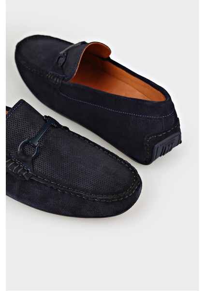 Lacivert Deri Erkek Günlük Ayakkabı indirimleri