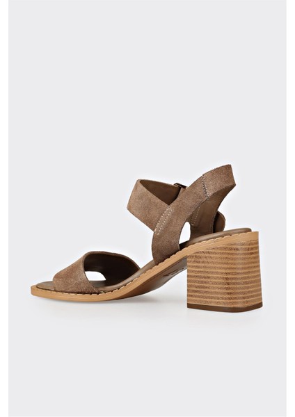 Vizon Deri Kadın Sandalet modelleri