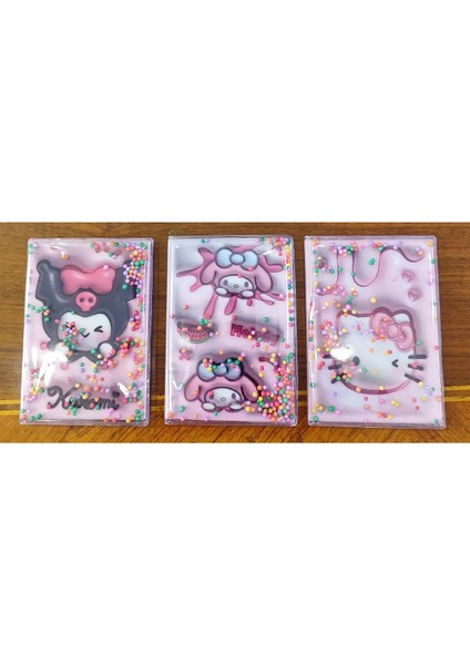 Kuromi,my Melody,hello Kitty 3 Lü Not Defteri Seti (11CM*8,5CM)