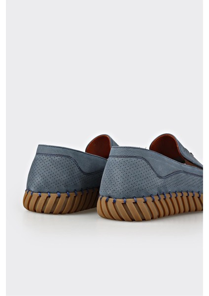 Mavi Deri Erkek Günlük Ayakkabı indirimleri