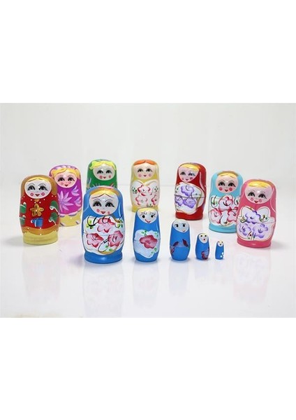 5'li Ahşap Matruşka
