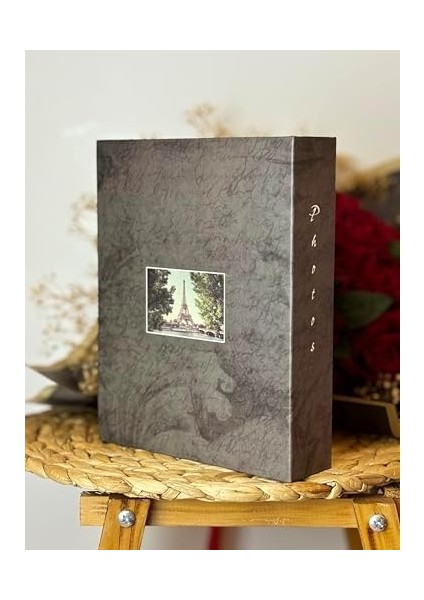 10 x 15 cm 200'LÜK Eyfel Kulesi Desenli Fotoğraf Albümü fiyatları