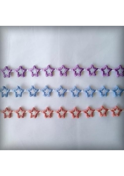 Nakış Kurdele Seti - Tekstil Sanat Hobisi (Mavi)
