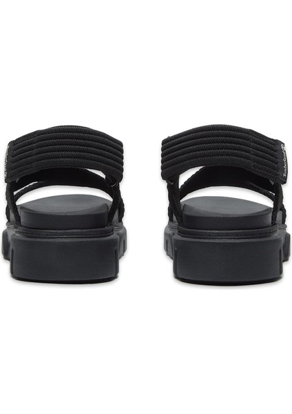 Tb0a2qkn Greyfield Sandal Backstrap Sandal Siyah Kadın Sandalet