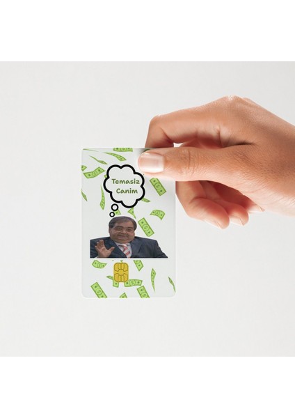 Iplikçi Nedim "temassız Canim" Parlak Kredi/banka Kart Kaplama Sticker ()