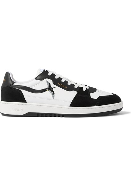 Dice Lo Bee Bird Erkek Sneaker Nakışlı Deri ve Süet Tasarım