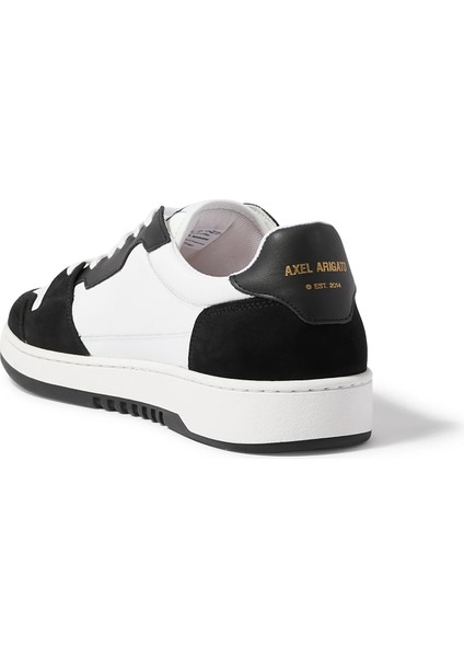 Dice Lo Bee Bird Erkek Sneaker Nakışlı Deri ve Süet Tasarım