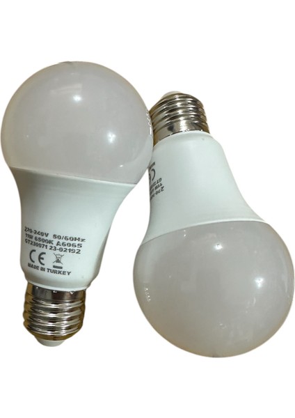 2 Adet 11W 1055 Lumen Beyaz Işık LED Ampul