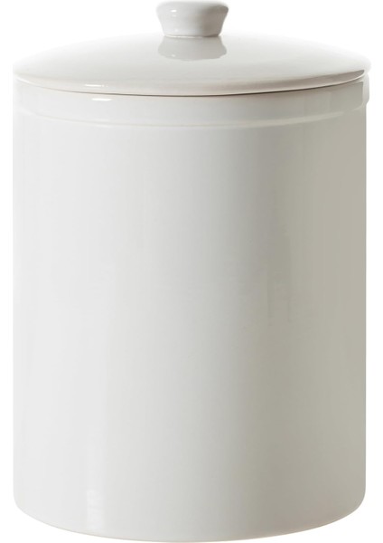 Menashop Metrashop Concept Parlak Beyaz Çöp Kovası 3 Litre