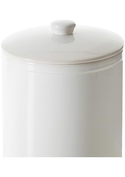 Menashop Metrashop Concept Parlak Beyaz Çöp Kovası 3 Litre