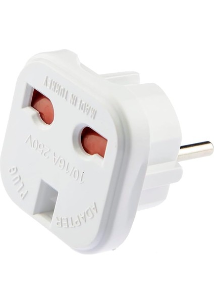 Menashop Metrashop 521051 Ingiliz Dubai Hong Kong Fişi Türk Fişi Ingiliz Fişe Çevirici Priz Dönüştürücü Seyahat Adaptörü, Çoklu Priz Dönüşümü, Taşınabilir ve Pratik Seyahat Çözümü