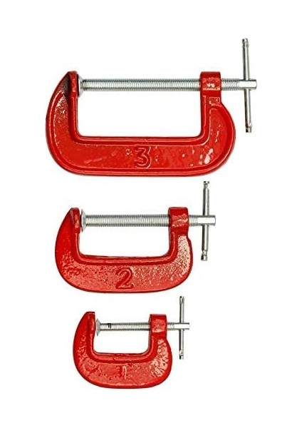 Menashop Metrashop Vidalı Mengene 3'lü Set 25 Mm, 50 Mm, 75 mm