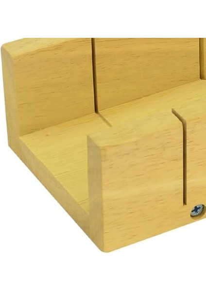 Menashop Metrashop 56429 Ahşap Gönye Kutusu, 230 mm